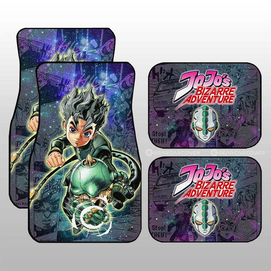 Kouichi Hirose Car Floor Mats Custom Galaxy Style JJBA Car Accessories - Gearcarcover - 1