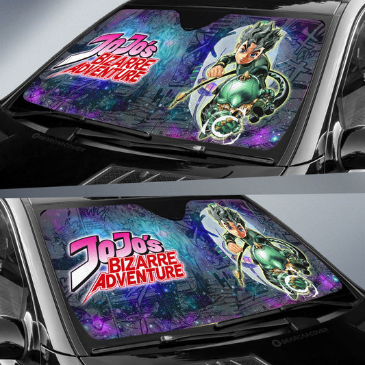 Kouichi Hirose Car Sunshade Custom JJBA Car Accessories Galaxy Style - Gearcarcover - 2