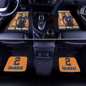 Koushi Sugawara Car Floor Mats Custom Car Accessories - Gearcarcover - 1