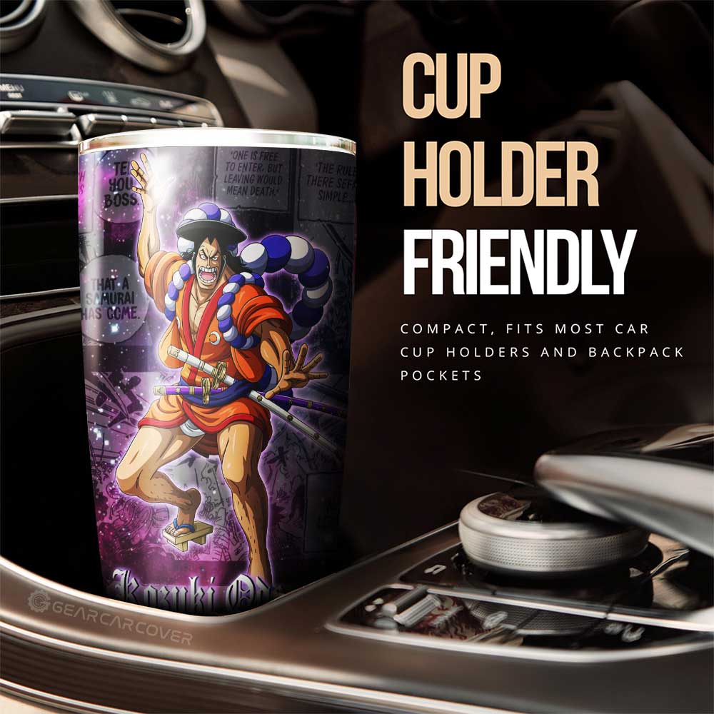 Kozuki Oden Tumbler Cup Custom Car Accessories Manga Galaxy Style - Gearcarcover - 2