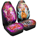 Krillin And Android 18 Car Seat Covers Custom Dragon Ball Anime Car Accessories - Gearcarcover - 3