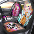 Krillin And Android 18 Car Seat Covers Custom Dragon Ball Anime Car Accessories - Gearcarcover - 1