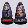 Krillin And Android 18 Car Seat Covers Custom Galaxy Style Dragon Ball Anime Car Accessories - Gearcarcover - 4