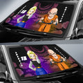 Krillin And Android 18 Car Sunshade Custom Car Accessories - Gearcarcover - 2