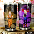 Krillin And Android 18 Tumbler Cup Custom Car Accessories - Gearcarcover - 1