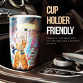 Krillin And Android 18 Tumbler Cup Custom Dragon Ball Anime Car Accessories - Gearcarcover - 3