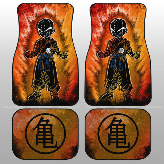 Krillin Car Floor Mats Custom Anime Car Accessories - Gearcarcover - 1