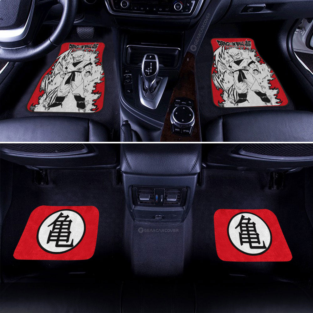 Krillin Car Floor Mats Custom Car Accessories Manga Style For Fans - Gearcarcover - 3