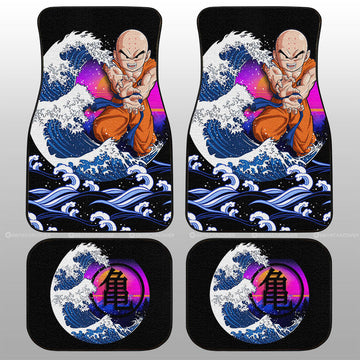 Krillin Car Floor Mats Custom Dragon Ball Car Interior Accessories - Gearcarcover - 1