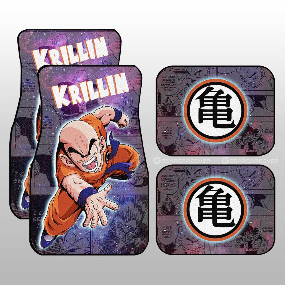 Krillin Car Floor Mats Custom Galaxy Style Car Accessories - Gearcarcover - 1