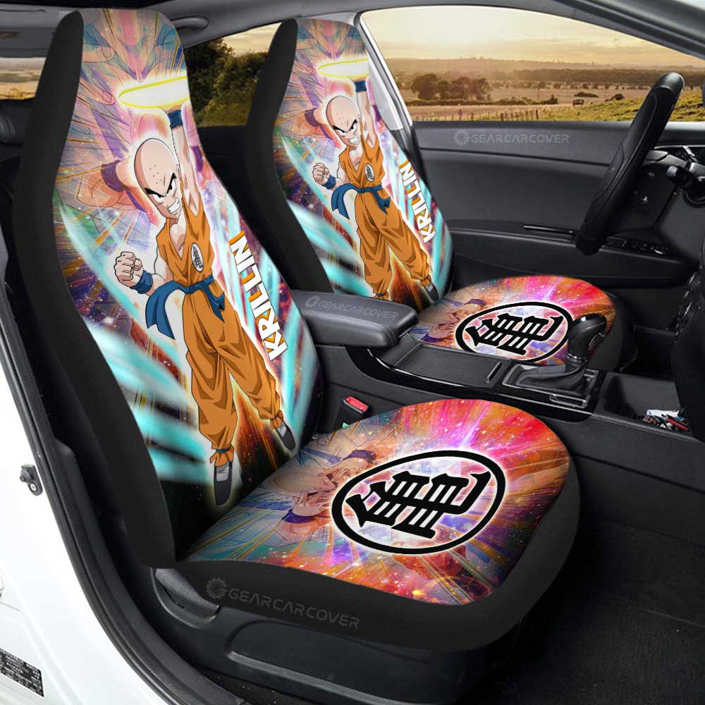 Krillin Car Seat Covers Custom Characters Car Accessories - Gearcarcover - 2