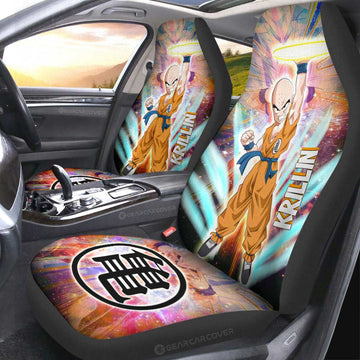 Krillin Car Seat Covers Custom Characters Car Accessories - Gearcarcover - 1