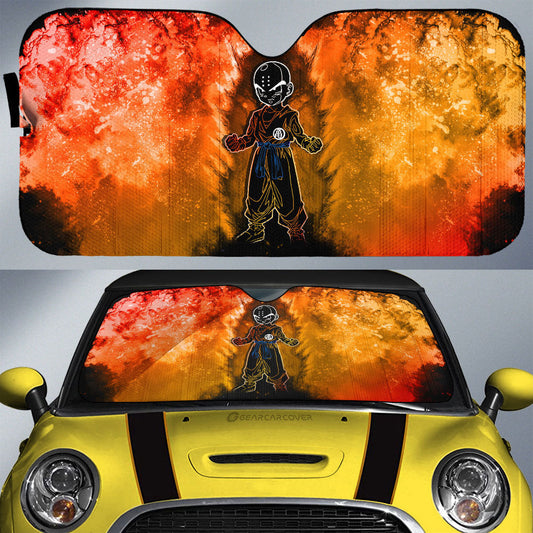 Krillin Car Sunshade Custom Anime Car Accessories - Gearcarcover - 1