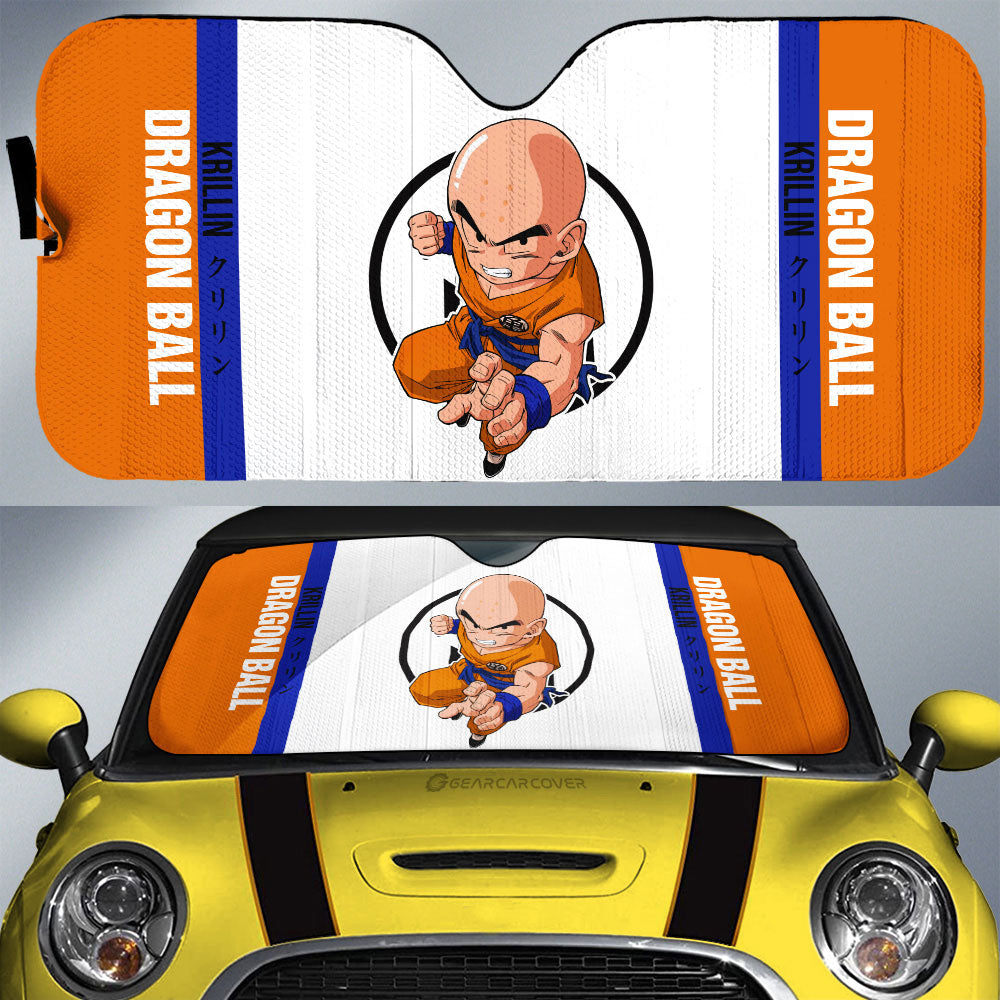 Krillin Car Sunshade Custom Car Accessories For Fans - Gearcarcover - 1