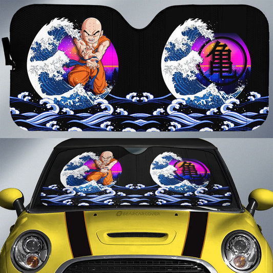 Krillin Car Sunshade Custom Dragon Ball Car Interior Accessories - Gearcarcover - 1