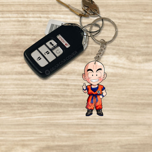 Krillin Keychain Custom Car Accessories - Gearcarcover - 1