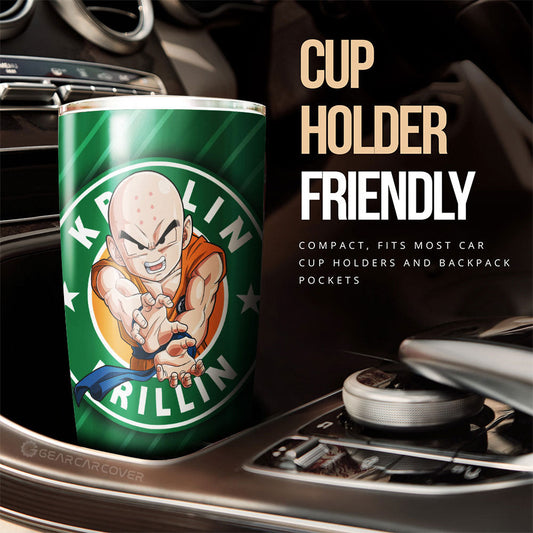 Krillin Tumbler Cup Custom Car Accessories - Gearcarcover - 2