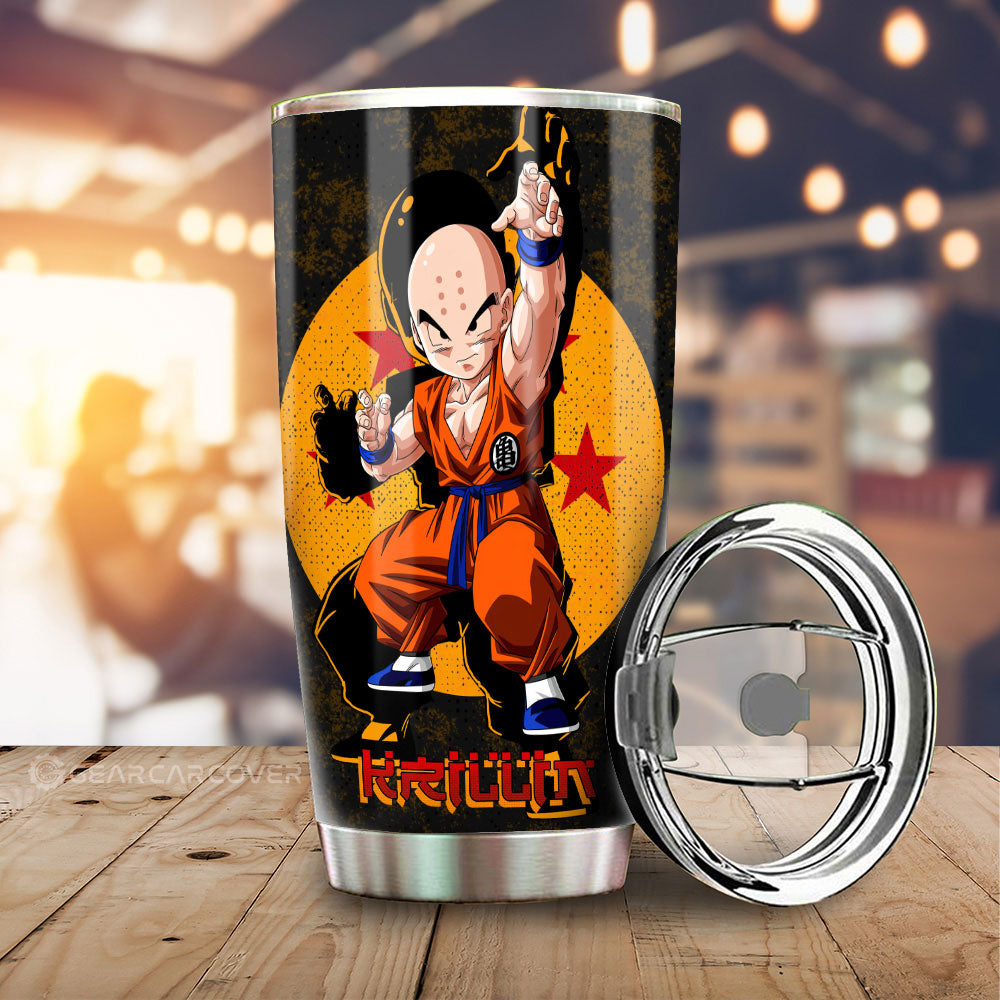 Krillin Tumbler Cup Custom Car Accessories - Gearcarcover - 2