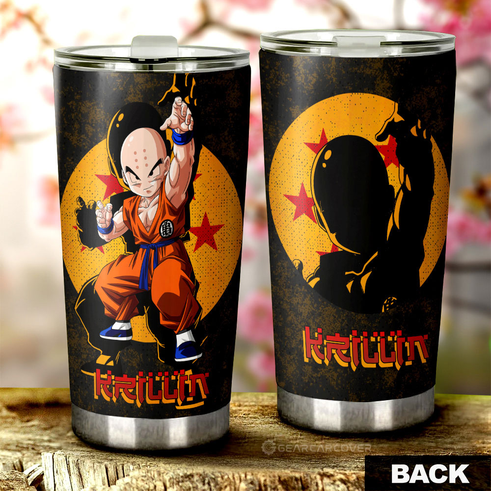 Krillin Tumbler Cup Custom Car Accessories - Gearcarcover - 3