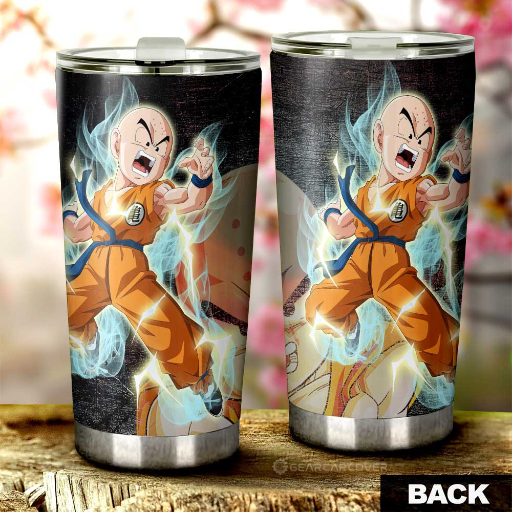 Krillin Tumbler Cup Custom Car Interior Accessories - Gearcarcover - 3