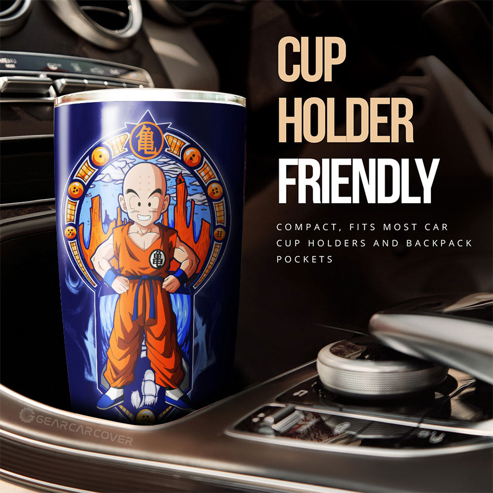 Krillin Tumbler Cup Custom Car Interior Accessories - Gearcarcover - 3