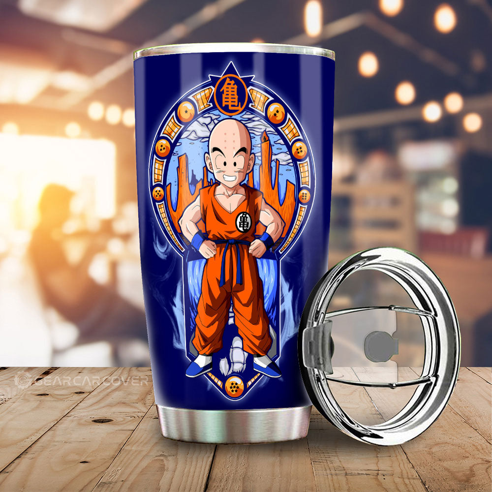 Krillin Tumbler Cup Custom Car Interior Accessories - Gearcarcover - 1