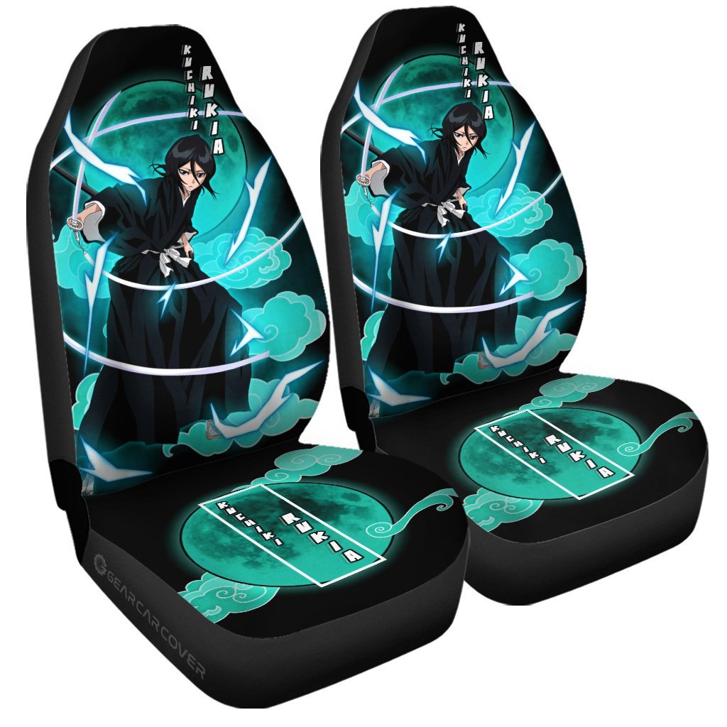 Kuchiki Rukia Car Seat Covers Custom Bleach Car Interior Accessories - Gearcarcover - 3