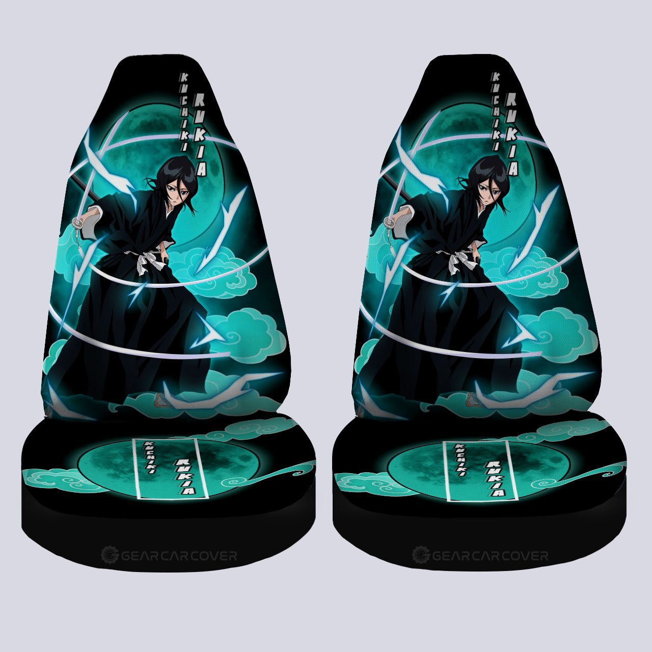 Kuchiki Rukia Car Seat Covers Custom Bleach Car Interior Accessories - Gearcarcover - 4