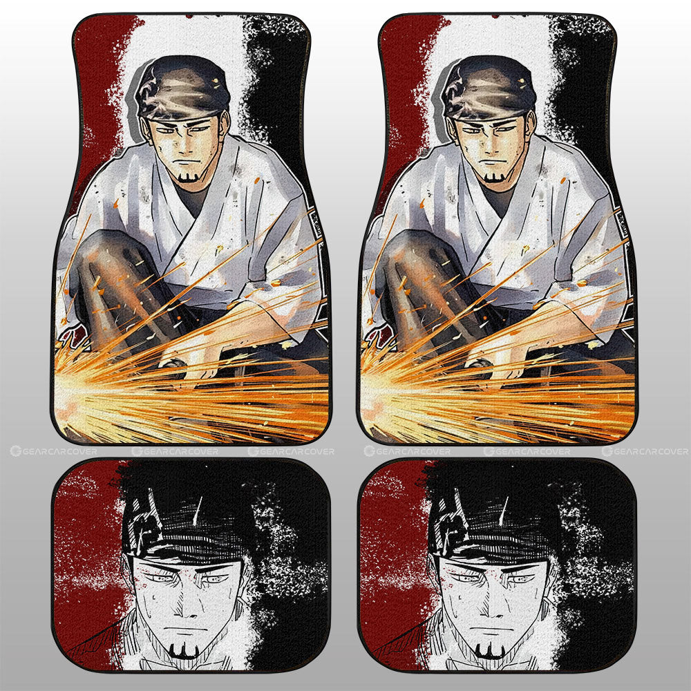 Kunishige Rokuhira Car Floor Mats Custom Kagurabachi Car Accessories - Gearcarcover - 1