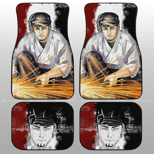 Kunishige Rokuhira Car Floor Mats Custom Kagurabachi Car Accessories - Gearcarcover - 1