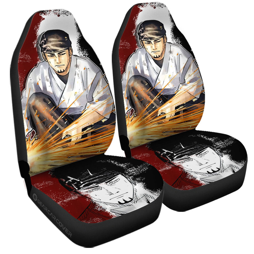 Kunishige Rokuhira Car Seat Covers Custom Kagurabachi Car Accessories - Gearcarcover - 3