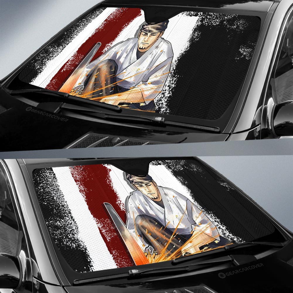 Kunishige Rokuhira Car Sunshade Custom Kagurabachi Car Accessories - Gearcarcover - 2