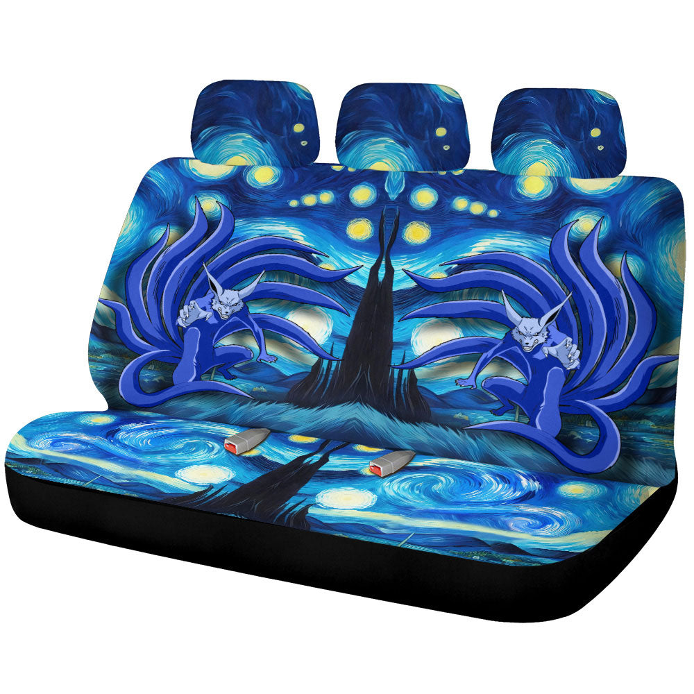 Kurama Car Back Seat Covers Custom Starry Night Styles - Gearcarcover - 1