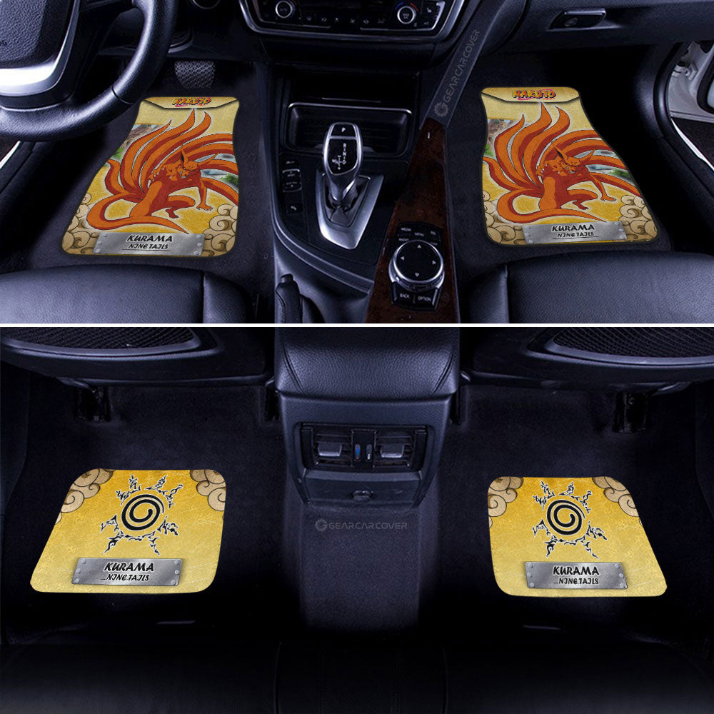 Kurama Car Floor Mats Custom Anime Car Accessories - Gearcarcover - 2