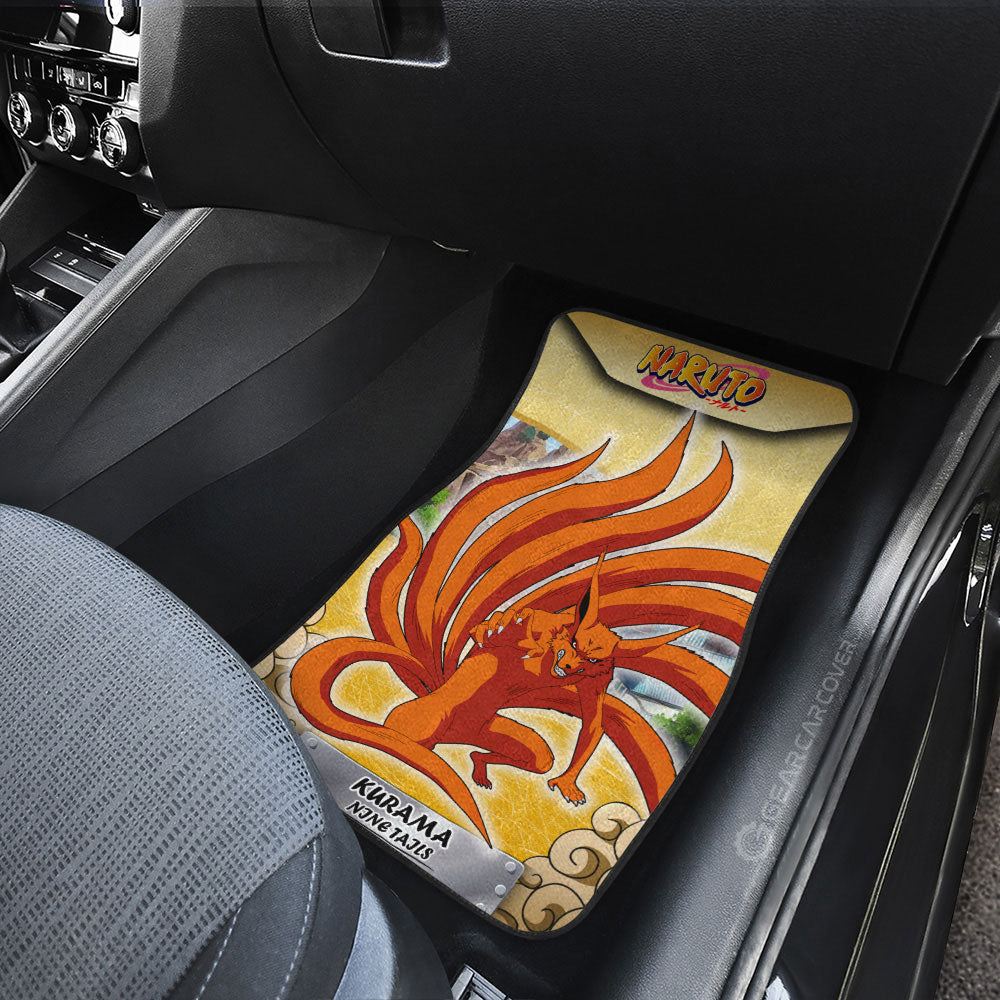 Kurama Car Floor Mats Custom Anime Car Accessories - Gearcarcover - 4