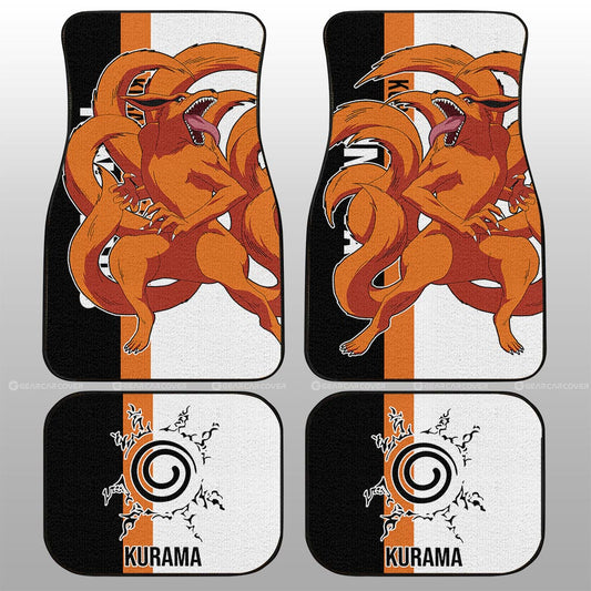 Kurama Car Floor Mats Custom Anime Car Accessories - Gearcarcover - 2