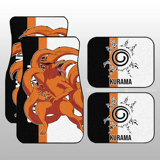 Kurama Car Floor Mats Custom Anime Car Accessories - Gearcarcover - 1