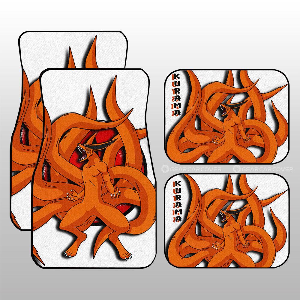 Kurama Car Floor Mats Custom For Anime Fans - Gearcarcover - 1