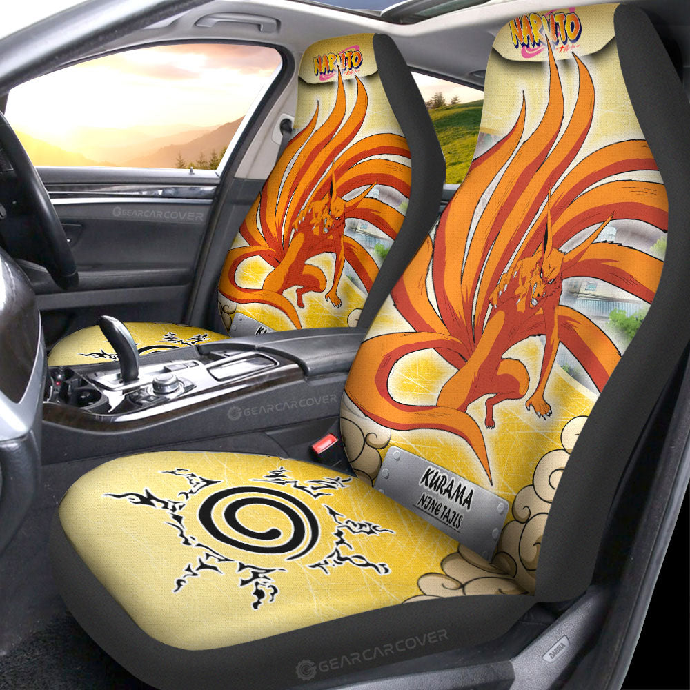 Kurama Car Seat Covers Custom Anime Car Accessories - Gearcarcover - 3