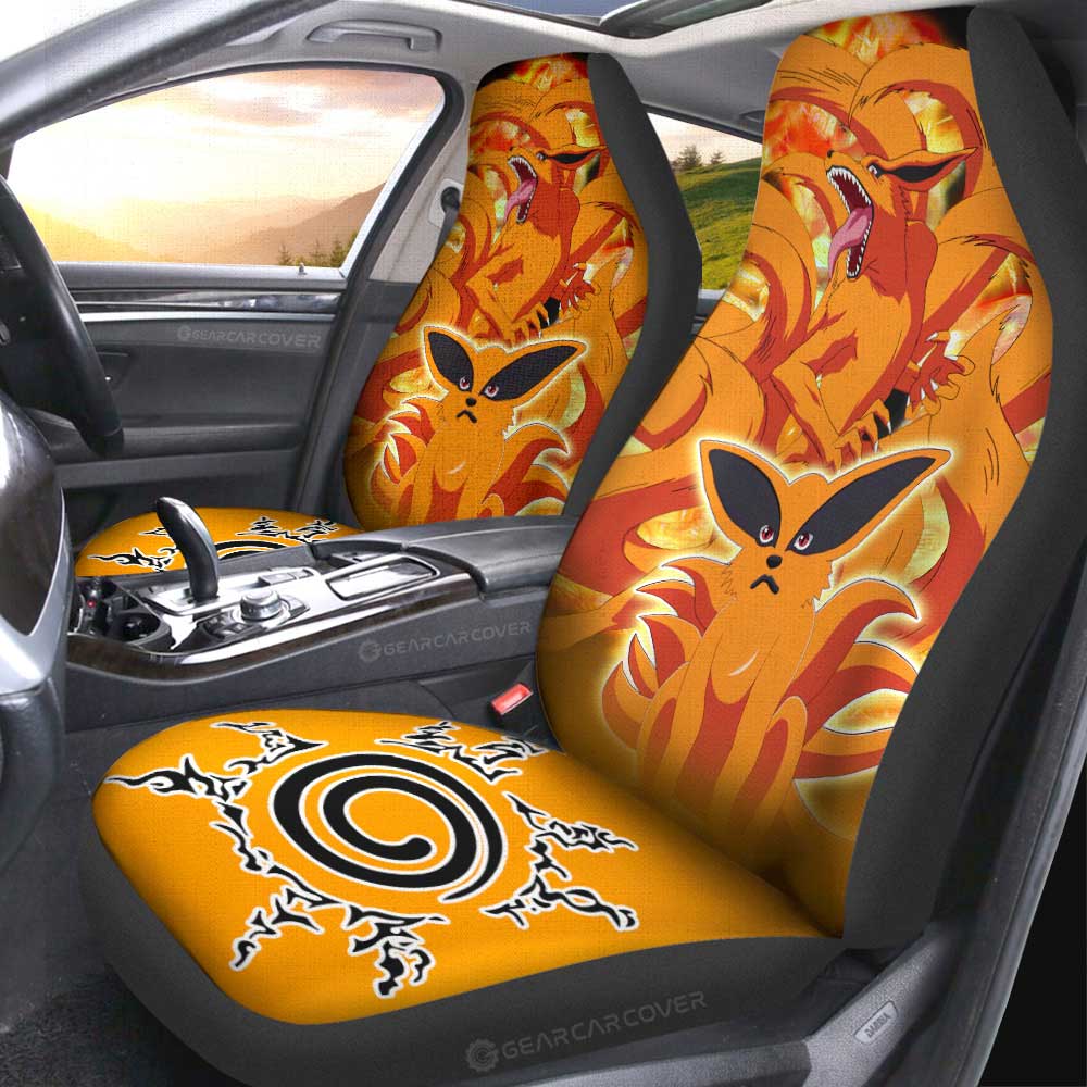 Kurama Car Seat Covers Custom Anime Car Accessories - Gearcarcover - 2