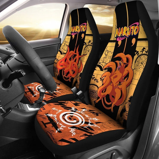 Kurama Car Seat Covers Custom Anime Car Accessories - Gearcarcover - 1