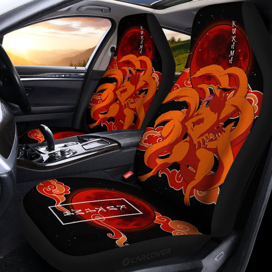 Kurama Car Seat Covers Custom Anime Car Interior Accessories - Gearcarcover - 2