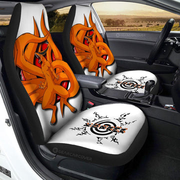 Kurama Car Seat Covers Custom For Anime Fans - Gearcarcover - 1