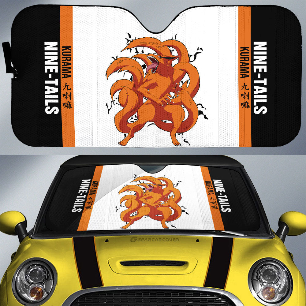 Kurama Car Sunshade Custom Anime Car Accessories - Gearcarcover - 1