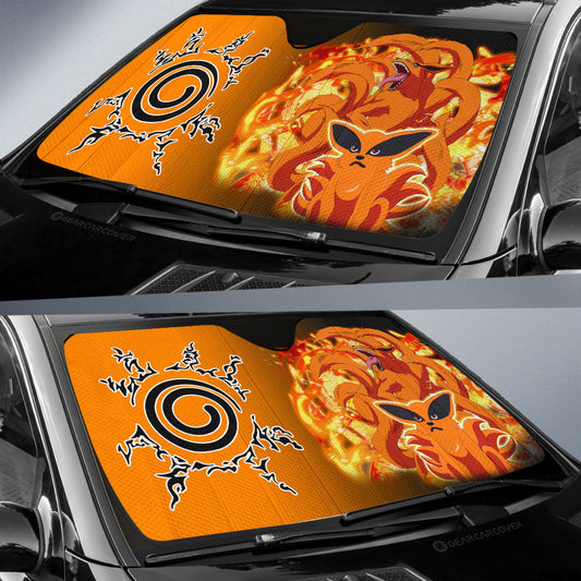 Kurama Car Sunshade Custom Anime Car Accessories - Gearcarcover - 2