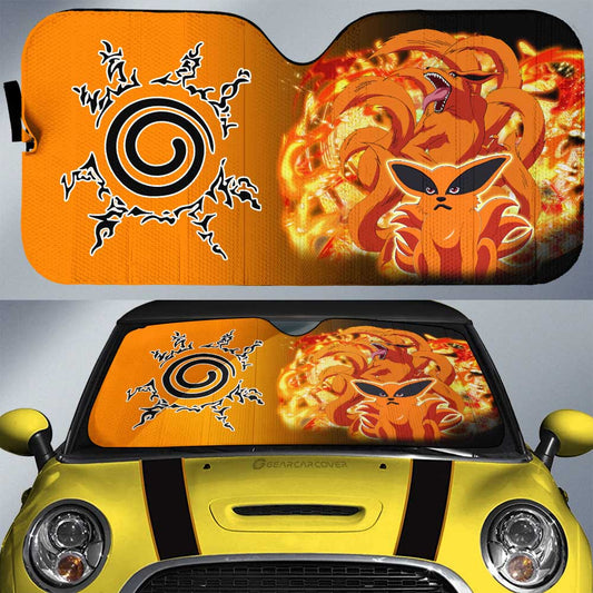 Kurama Car Sunshade Custom Anime Car Accessories - Gearcarcover - 1