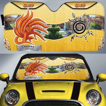 Kurama Car Sunshade Custom Anime Car Interior Accessories - Gearcarcover - 1