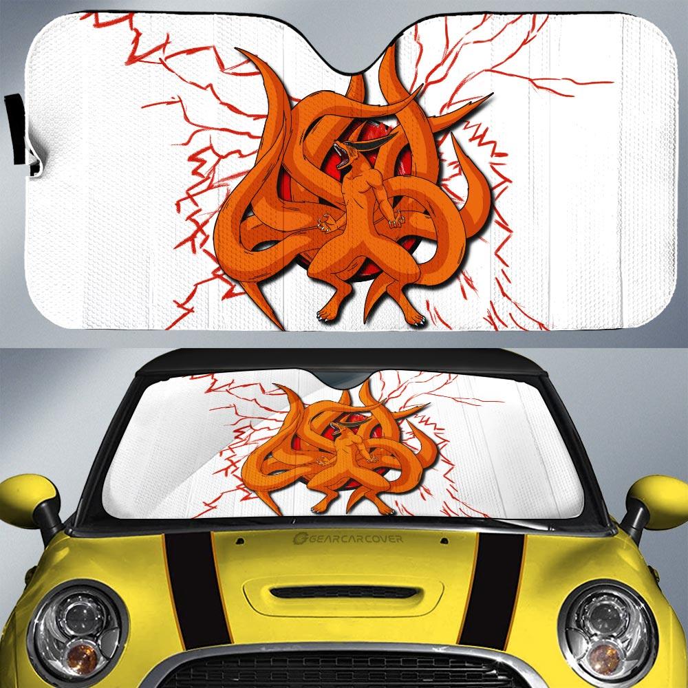 Kurama Car Sunshade Custom For Anime Fans - Gearcarcover - 1