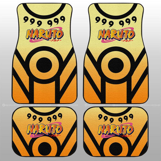 Kurama Mode Uniform Car Floor Mats Custom Anime Car Interior Accessories - Gearcarcover - 2