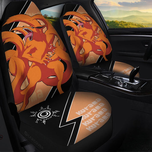 Kurama Nine Tailed Beast Car Seat Covers Custom Anime Car Accessories - Gearcarcover - 1